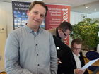 Lars Basche von Text 100 beim Auftakt der dritten Social Media Praxis Tour der Nachrichtenagentur pressetext. Der Presseclub in München ist ausverkauft.