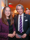 Neue Konzepte und Herausforderungen für die Mobilität der Zukunft standen im Mittelpunkt einer Networking-Veranstaltung des Travel Industry Club Austria am Donnerstag abend in Wien. Im Bild: ÖBB Personenverkehrsvorstand Birgit Wagner und Wilfried Seywald, pressetext.