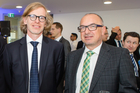 Die Management Consultants Horváth & Partners feierten am 3. Juni 2014 mit zahlreichen Gästen aus der heimischen Wirtschaft ihr 20jähriges Bestehen in Österreich. Im Bild: Gerhard Gottlieb (Horváth & Partners, rechts) mit Gast. 