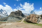 Das Monte-Rosa-Bergmassiv mit Matterhorn und Dufourspitze gehört zu den berühmtesten alpinen Fotomotiven. Auch diese Gletscherregion spürt den Klimawandel.