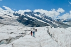 Das Monte-Rosa-Bergmassiv mit Matterhorn und Dufourspitze gehört zu den berühmtesten alpinen Fotomotiven. Auch diese Gletscherregion spürt den Klimawandel.