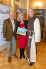 Vienna Family Office Investment Forum im Palais Almanac. Im Bild: Fischer Ski Gründer Paul Fischer, Veranstalterin Sabine Duchaczek und Dr. Wilfried Seywald, Projektbetreiber der Klosterbad Waisach GmbH.