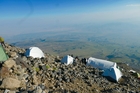 Wiedersehen nach 17 Jahren - pressetext-Tour durchs Land der Arche Noah mit Berg Ararat in der Osttürkei. Im Bild: Zeltlager auf 4100 m.