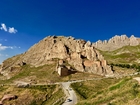 Wiedersehen nach 17 Jahren - pressetext-Tour durchs Land der Arche Noah mit Berg Ararat in der Osttürkei. Im Bild: Alte Festung nahe dem Ishak Pascha Palast bei Dogubayazit.