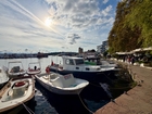 Die antike Hafenstadt Sinope am Schwarzen Meer ist heute nicht nur ein begehrtes Urlaubsziel, sondern auch Hotspot für junge, moderne Kunst. Im Bild: Marina vor der Festung Sinop.