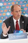 (C) fotodienst/Anna Rauchenberger - Wien 27.09.2006 - UEFA EURO 2008. FOTO:  Lars-Christer Olsson (Generaldirektor UEFA).