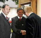 Eröffnung Landwirtschaftsschule Litzlhof.Im Bild BM DI Josef Pröll, LH Dr. Jörg Haider und Dir. Josef Huber