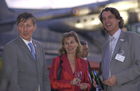 Die österreichische Handelsdelegierte Dr. Christiane Zwettler mit Pressetext-Chefs Dr. Franz Temmel und Dr. Wilfried Seywald bei der Präsentation des Wirtschaftsstandortes Kärnten in Speyer