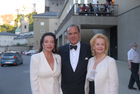 Alexandra Kauka mit Sterling Morton Hamill und Prinzessin Yvonne von Hessen -Galadinner American Friends