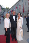Alexandra Kauka mit Sterling Morton Hamill und Prinzessin Yvonne von Hessen -Galadinner American Friends