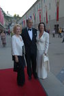 Alexandra Kauka mit Sterling Morton Hamill und Prinzessin Yvonne von Hessen -Galadinner American Friends