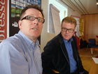 Acht Stationen in zehn Tagen: das war die Social Media Praxis Tour 2011 durch Deutschland. Topreferenten Alexander Faßbender und Thilo Baum am 25. Mai in Erfurt.