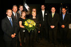 Preisträger und Studenten der FHTW zur Preisverleihung des Deutschen Preises für Wirtschaftskommunikation im Admiralspalast. (C)Fotodienst/Jan-Paul Kupser