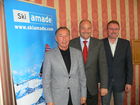 PK SKI AMADE
Ernst Brandstätter - GF Bergbahnen Flachau, Christoph Eisinger - Managing Dircector, Hartwig Moßhammer GF Aberg-Hinterthal Bergbahnen
www.siebinger.com
                            