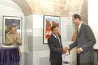 Auszeichnung des kreativsten und plakativsten Kultur -oder Imageplakates des Jahres. Foto: v.li.na.re. Frietz von Friedl (Schauspieler); KR Karl Javurek (Generaldirektor Gewista); Dr. Andreas Mailath-Pokorny (Kulturstadtrat)                                                           