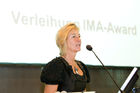 (C) fotodienst.at / Anna Rauchenberger - Wien, am 03.10.2011 - Heute wurde die jährliche Auszeichnung für besondere Verdienste in der Messe-, Event- und Kongresswirtschaft in Österreich, der IMA-Award, im Rahmen der access, Österreichs größter Fachmesse für Kongresse, Tagungen und Incentives, in der Wiener Hofburg, vergeben. FOTO: Christine Opitz, Vorstandssprecherin I.M. Austria