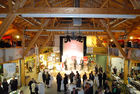 Ein Blick in die Bauernmarkthalle auf der Rieder Messe