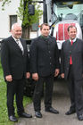 v.l. CNH Österreich Gebietsproduktleiter Josef Knapp, Geschäftsführer Maschinenring Osttirol Gumpitsch Johann und Landwirtschaftsminister Josef Pröll