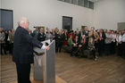 Zahlreich erschienen Prominenz und VIPs zum traditionellen WIHAST-Treffen, zu welchem Mag. Peter Weinhäupl, GF des Leopoldmuseums lud. Bild: Dkfm. Dr. Siegfried Sellitsch. Fotografin: Anna Rauchenberger