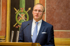  (c) fotodienst / Anna Rauchenberger - Wien, am 17.10.2014 - Enquete „Pensionssystem 2.0“ Wie kann die Pensionslücke geschlossen werden? FOTO: Mag. Heinz Bednar, Präsident der Vereinigung Österreichischer Investmentgesellschaften: