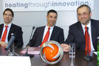 Die drei führenden Anbieter an Heizungssystemen VOGEL&NOOT (deutschsprachiger Raum, CEE-Länder), FINIMETAL (Frankreich) und MYSON (Großbritannien) haben ihre Stärken gebündelt und sich zusammengeschlossen. Von r. n l.:Klaus Rogetzer,Brand Director, Markus Lengauer, CEO, Markus Hörtner Brand Marketing Manager