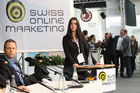 Die Swiss Online Marketing Messe Zürich am 14. und 15. März 2012 ist gegenüber dem Vorjahr kräftig gewachsen. Über 100 Aussteller, eine Verdreifachung der Ausstellungsfläche und ein 30%iges Besucherwachstum stimmt den Veranstalter Spring Messe zufrieden. Auch unter Aussteller und Besuchern gab es durchwegs zufriedene Gesichter. Die Praxisforen ebenso wie die Facebook, Twitter- und Google-Workshops wurden regelrecht gestürmt. Fotos: Franz Pflügl für Fotodienst.