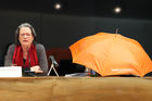  (c) fotodienst/Katharina Schiffl - Wien, am 27.03.2012 - Die Obfrau der asylkoordination Mag. Anny Knapp präsentiert die aktuellen Forderungen, die sich aus den Ergebnisse des Projekts 