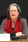  (c) fotodienst/Katharina Schiffl - Wien, am 27.03.2012 - Die Obfrau der asylkoordination Mag. Anny Knapp präsentiert die aktuellen Forderungen, die sich aus den Ergebnisse des Projekts 