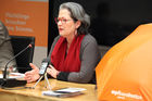  (c) fotodienst/Katharina Schiffl - Wien, am 27.03.2012 - Die Obfrau der asylkoordination Mag. Anny Knapp präsentiert die aktuellen Forderungen, die sich aus den Ergebnisse des Projekts 