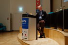 Drupal Business Days 2012. Im Bild: Zack Chandler.