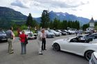 © Fotodienst / Adolf Seywald: Mercedes Cabrio Treffen 10. bis 13. Mai 2012 in Berg im Drautal. Liebhaber legendärer Sportwägen aus sieben Jahrzehnten trafen sich im Ferienhotel Glocknerhof zum Informations- und Erfahrungsaustausch.