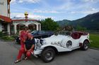 © Fotodienst / Adolf Seywald: Mercedes Cabrio Treffen 10. bis 13. Mai 2012 in Berg im Drautal. Liebhaber legendärer Sportwägen aus sieben Jahrzehnten trafen sich im Ferienhotel Glocknerhof zum Informations- und Erfahrungsaustausch.