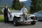 © Fotodienst / Adolf Seywald: Mercedes Cabrio Treffen 10. bis 13. Mai 2012 in Berg im Drautal. Liebhaber legendärer Sportwägen aus sieben Jahrzehnten trafen sich im Ferienhotel Glocknerhof zum Informations- und Erfahrungsaustausch.