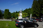 © Fotodienst / Adolf Seywald: Mercedes Cabrio Treffen 10. bis 13. Mai 2012 in Berg im Drautal. Liebhaber legendärer Sportwägen aus sieben Jahrzehnten trafen sich im Ferienhotel Glocknerhof zum Informations- und Erfahrungsaustausch.