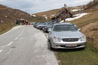 © Fotodienst / Adolf Seywald: Mercedes Cabrio Treffen 10. bis 13. Mai 2012 in Berg im Drautal. Liebhaber legendärer Sportwägen aus sieben Jahrzehnten trafen sich im Ferienhotel Glocknerhof zum Informations- und Erfahrungsaustausch.