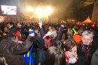  (c) fotodienst/Katharina Schiffl - Wien, am 31.12.2012 - Beim 23. Wiener Silvesterpfad am Hof feiert Ö3 mit tausenden Begeisterten ins neue Jahr.