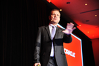 Oracle Day 2014: Digitale Umbrüche verändern die Welt. Foto: Keynote-Speaker Andrew Sutherland, Senior Vice President Business Development Oracle EMEA