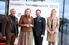 Europäische Toleranzgespräche 2015: Empfang für die Denker und Philosophen am 21. Mai 2015 im Hotel Holiday Inn in Villach mit Bundespräsident Heinz Fischer, Landeshauptmann Peter Kaiser, Landtagspräsident Reinhart Rohr, Denk.Raum.Fresach-Präsident Hannes Swoboda, Superintendent Manfred Sauer, PEN Austria Präsident Helmuth A. Niederle u.a. 