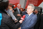 Europäische Toleranzgespräche 2015: Empfang für die Denker und Philosophen am 21. Mai 2015 im Hotel Holiday Inn in Villach mit Bundespräsident Heinz Fischer.