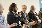  (c) fotodienst/Boaz Heller - Amsterdam, 17.4.2018 - SmartRail World 2018 Conference Amsterdam 17-19.4.2018; Jacob Baseliyos, DB Cargo AG; Bernhard Rytz, SBB AG