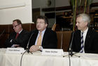 (c) fotodienst/Dan Carabas - Wien 06.11.07 - BV. Speakers Lounge des Österreichischen Generikaverbandes (OEGV) - FOTO v.li.: Franz Bittner, Univ.-Prof. Dr. Franz Böhmer, Dr. Peter Eichler