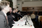 (c) fotodienst/Dan Carabas - Wien 06.11.07 - BV. Speakers Lounge des Österreichischen Generikaverbandes (OEGV) - FOTO v.li.: Dr. Christoph Leprich, Franz Bittner, Univ.-Prof. Dr. Franz Böhmer, Dr. Peter Eichler, Dr. Gabriela Petrovic
