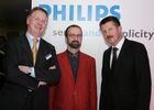 (C) fotodienst/Anna Rauchenberger - Wien 09.01.2007  - Traditioneller Neujahrscocktail im PHILIPS-Haus am Wienerberg. Philips Austria Generaldirektor Peter Kamm und Mag. Christoph Wolfsgruber, Finanzvorstand der Philips Austria GmbH durften wieder zahlreiche Gäste begrüßen. FOTO v.l.: Generaldirektor Peter Kamm, Dr. Werner Schuster (Radiologe und Künstler), Mag. Christoph Wolfsgruber, Finanzvorstand der Philips Austria GmbH.