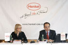 Die Henkel Central Eastern Europe konnte auf das beste Jahr in der Unternehmensgeschichete zurückblicken. Foto v.li: Mag. Sabine Schauer (Head of Corporete Communications Europe); Mag. Günter Thumser (Präsident Henkel Central Eastern Europe)