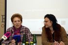 Pressekonferenz: Neue Initiative im Einsatz für die Knochengesundheit - Podiumsteilnehmer: BM Maria Rauch-Kallat, Univ.-Doz. Dr. Ingrid Kiefer, Univ.-Prof. Dr. Hans Bröll, Univ.-Prof. Dr. Klaus Klaushofer und Univ.-Prof. Dr. Heinrich Resch