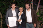 'Austrian Event Award 2005 - Preisträger': Bertrand Gosset; Mondi - Elisabeth Klepp; FCB - Christian Antos; FCB Events & PR - Foto: www.iManufaktur.at