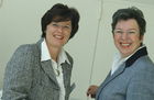 Dachverband der Steir.Abfallwirtschaft Mag.Claudia Sachs-Lorbeck mit Hofrat Dr.Beatrix E.Pfeiffer