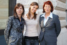 Nur die Besten sollen Lehrer werden. Foto v.li.na.re: Gabriela Götz-Ritchie (PH Wien); Alena Oberlerchner (angeh. Studentin PH Wien);  Mag.Dr.Dagmar Hackl (Rektorin PH Wien)©fotodienst/Nadine Bargad