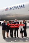 (C)fotodienst/Mag. Daniel Katzinger - Wien 22.05.2007
Pressekonferenz von Delta Air Lines 
Foto v.l.: Ben Darnell ( Managing Director - Cargo), Danita Waterfall-Brizz (Reg. Diecto - Cargo Sales, EMEA ), Frank Jahangir (VP Sales & Affairs, EMEA), Jeff Battcher (VP Corporate Communications), Gail Grimmet (VP Revenue Management), Kimberley Long Urbanetz (Regional Director Sales, Austria, Germany, Hungary, Romania & Switzerland) 
