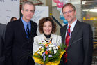 (C)fotodienst/Mag. Daniel Katzinger - Wien 22.05.2007Pressekonferenz von Delta Air Lines Foto v.l.: Jeff Battcher (VP Corporate Communications),  Gail Grimmett (Delta Air Lines), Gerhard Schmid (Vienna International Airport)